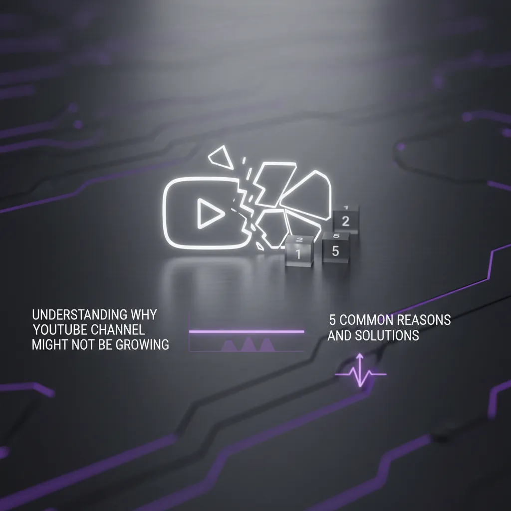 Understanding Why Your YouTube Channel Might Not Be Growing: 5 Common Reasons and Solutions